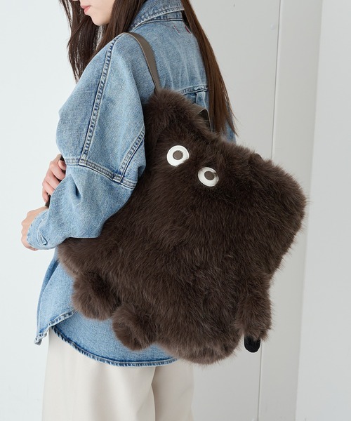 ROOTOTE(ルートート)の「【ROOTOTE】EU.TALL.2way.クリプテッド-E 3617(トートバッグ・レディース・ブラウン/アイボリー/グレー・FREE)」の3枚目の写真