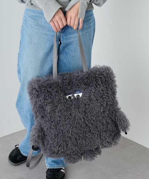 ROOTOTE(ルートート)の「【ROOTOTE】EU.TALL.2way.クリプテッド-E 3617(トートバッグ・レディース・ブラウン/アイボリー/グレー・FREE)」の1枚目の写真