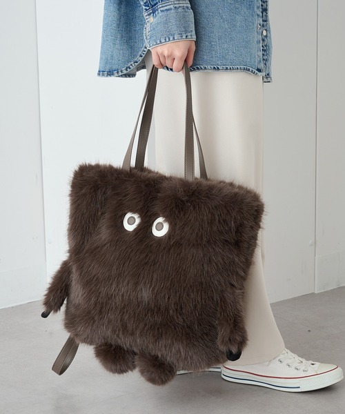 ROOTOTE(ルートート)の「【ROOTOTE】EU.TALL.2way.クリプテッド-E 3617(トートバッグ・レディース・ブラウン/アイボリー/グレー・FREE)」の16枚目の写真