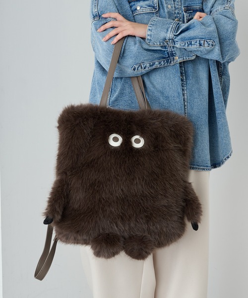 ROOTOTE(ルートート)の「【ROOTOTE】EU.TALL.2way.クリプテッド-E 3617(トートバッグ・レディース・ブラウン/アイボリー/グレー・FREE)」の18枚目の写真