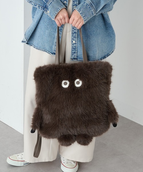 ROOTOTE(ルートート)の「【ROOTOTE】EU.TALL.2way.クリプテッド-E 3617(トートバッグ・レディース・ブラウン/アイボリー/グレー・FREE)」の17枚目の写真