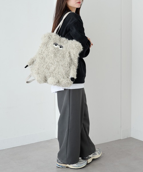 ROOTOTE(ルートート)の「【ROOTOTE】EU.TALL.2way.クリプテッド-E 3617(トートバッグ・レディース・ブラウン/アイボリー/グレー・FREE)」の11枚目の写真