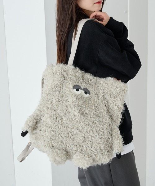 ROOTOTE(ルートート)の「【ROOTOTE】EU.TALL.2way.クリプテッド-E 3617(トートバッグ・レディース・ブラウン/アイボリー/グレー・FREE)」の10枚目の写真