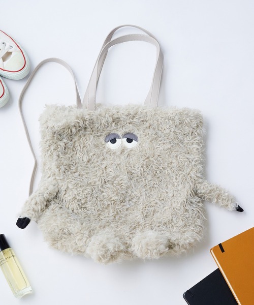 ROOTOTE(ルートート)の「【ROOTOTE】EU.TALL.2way.クリプテッド-E 3617(トートバッグ・レディース・ブラウン/アイボリー/グレー・FREE)」の8枚目の写真