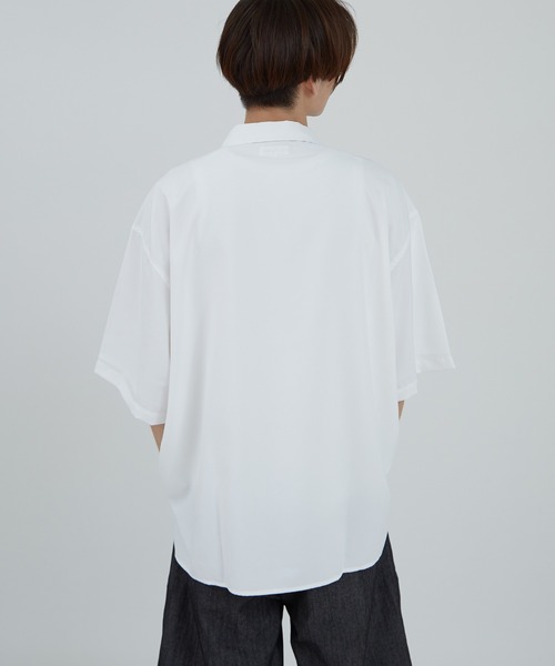 improves（インプローブス）の「無地＆総柄プリント ハーフジップ 半袖シャツ（シャツ/ブラウス・メンズ・ネイビー系/グレー系/ブラック系/ネイビー/ホワイト/ブラック/ホワイト系・MEDIUM/LARGE）」の13枚目の写真