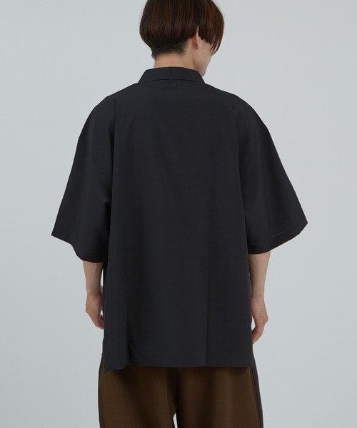 improves（インプローブス）の「無地＆総柄プリント ハーフジップ 半袖シャツ（シャツ/ブラウス・メンズ・ネイビー系/グレー系/ブラック系/ネイビー/ホワイト/ブラック/ホワイト系・MEDIUM/LARGE）」の21枚目の写真