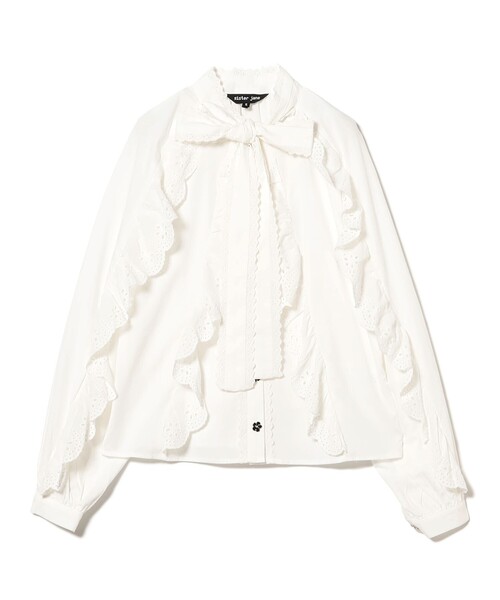 Sister Jane（シスタージェーン）の「sister jane / Breeze Bow Blouse（シャツ/ブラウス・レディース・オフホワイト・SMALL）」の2枚目の写真