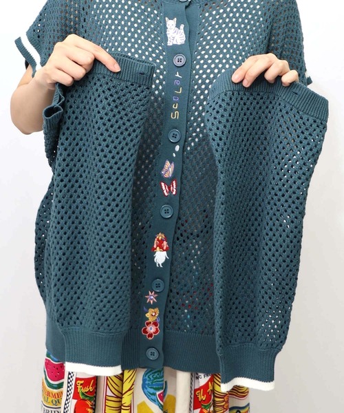ScoLar（スカラー）の「152750：ぷりけつキノコ刺繍 2WAYメッシュ