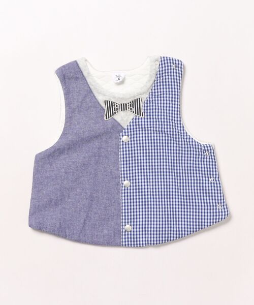 RAGMART（ラグマート）の「ドレッシーベスト（ベスト・キッズ・ブルー/ブラック・S/M）」の2枚目の写真