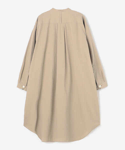 DANTON | バンドカラー 長袖チュニック WOMEN（シャツワンピース