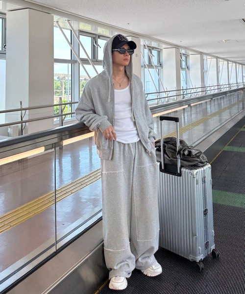 ADAMASTE（アダマスト）の「pigment double knee sweat pants