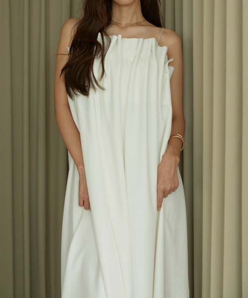 デコルテギャザーキャミワンピース（ワンピース）｜ACYM