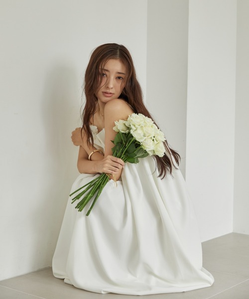 デコルテギャザーキャミワンピース（ワンピース）｜ACYM（アシーム）の