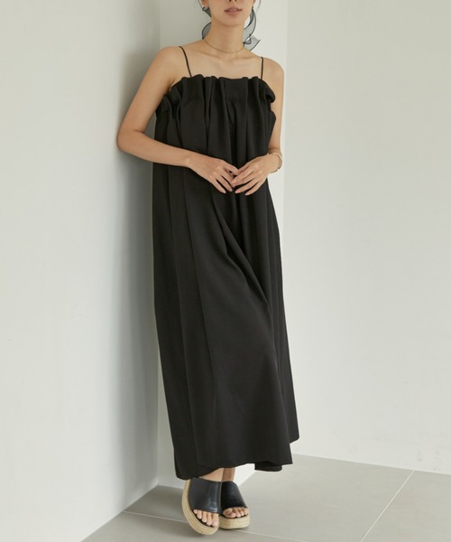 デコルテギャザーキャミワンピース（ワンピース）｜ACYM