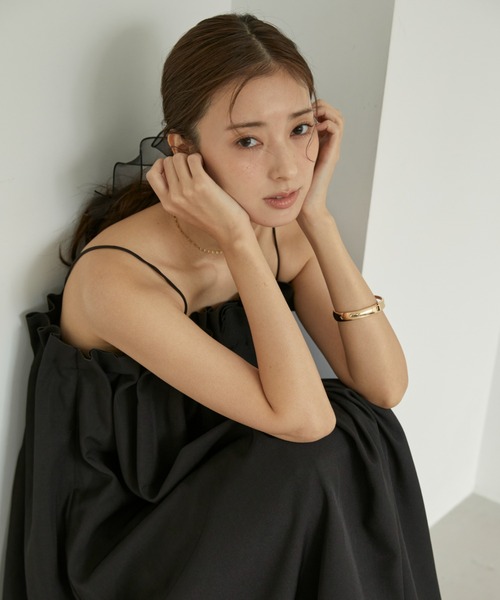 ACYM デコルテギャザーキャミワンピース デコルテギャザーキャミワンピース（ワンピース）｜ACYM