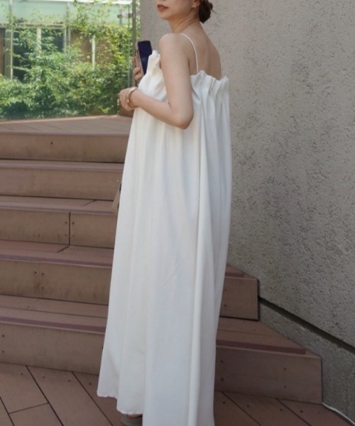 デコルテギャザーキャミワンピース（ワンピース）｜ACYM