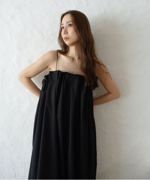 セール】デコルテギャザーキャミワンピース（ワンピース）｜ACYM