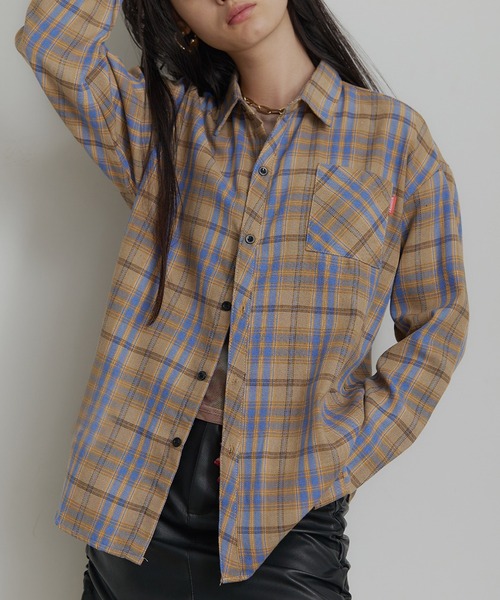 セール】タータンチェックネルシャツ（シャツ/ブラウス）｜SEN TOKYO
