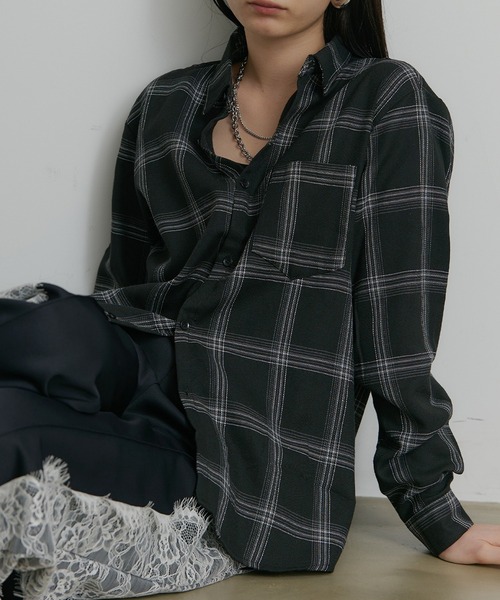 セール】タータンチェックネルシャツ（シャツ/ブラウス）｜SEN TOKYO