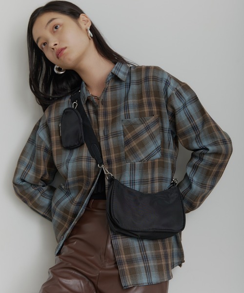 SEN TOKYO（セントーキョー）の「タータンチェックネルシャツ（シャツ/ブラウス・メンズ・ブラウン/ダークブルー/ベージュ/ダークブラウン/ブルー/ブラック×ブルー/ライトブルー/ブラック・LARGE/MEDIUM）」の20枚目の写真