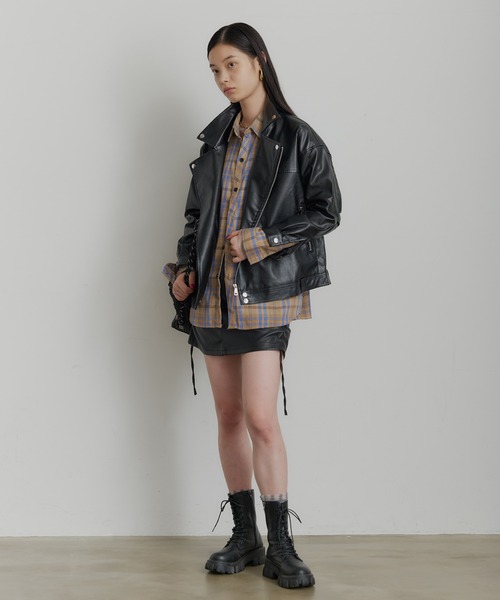 SEN TOKYO（セントーキョー）の「タータンチェックネルシャツ（シャツ/ブラウス・メンズ・ブラウン/ダークブルー/ベージュ/ダークブラウン/ブルー/ブラック×ブルー/ライトブルー/ブラック・LARGE/MEDIUM）」の9枚目の写真