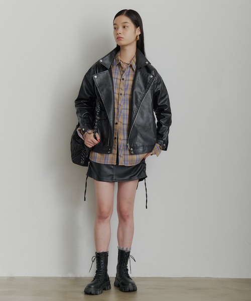 SEN TOKYO（セントーキョー）の「タータンチェックネルシャツ（シャツ/ブラウス・メンズ・ブラウン/ダークブルー/ベージュ/ダークブラウン/ブルー/ブラック×ブルー/ライトブルー/ブラック・LARGE/MEDIUM）」の21枚目の写真