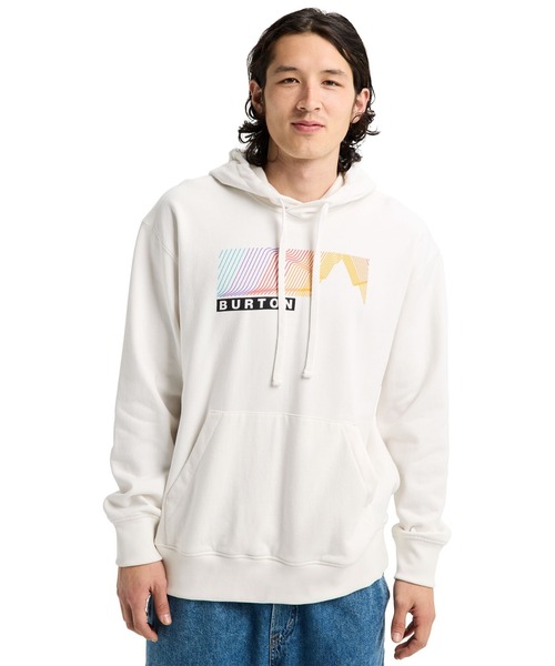 BURTON（バートン）の「Elmore プルオーバー フーディー（パーカー・メンズ・ホワイト/ブラック・S/L/M）」の7枚目の写真