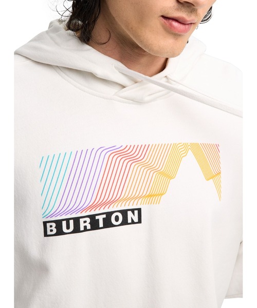 BURTON（バートン）の「Elmore プルオーバー フーディー（パーカー・メンズ・ホワイト/ブラック・S/L/M）」の11枚目の写真
