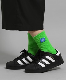 GEORGE'S（ジョージズ）の「ネオン＆ラベルソックス（23～25cm／26～28cm）（ソックス/靴下）」