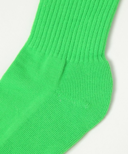 GEORGE'S（ジョージズ）の「ネオン＆ラベルソックス（23～25cm／26～28cm）（ソックス/靴下・メンズ・グリーン/イエロー/オレンジ・23-25cm/26-28cm）」の13枚目の写真