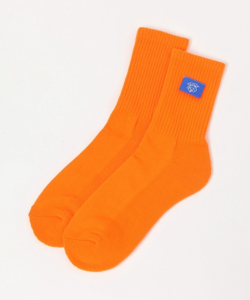 GEORGE'S（ジョージズ）の「ネオン＆ラベルソックス（23～25cm／26～28cm）（ソックス/靴下・メンズ・グリーン/イエロー/オレンジ・23-25cm/26-28cm）」の10枚目の写真