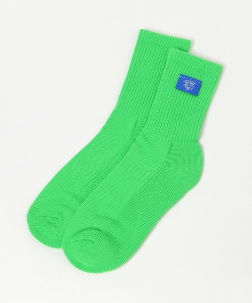 GEORGE'S（ジョージズ）の「ネオン＆ラベルソックス（23～25cm／26～28cm）（ソックス/靴下・メンズ・グリーン/イエロー/オレンジ・23-25cm/26-28cm）」の20枚目の写真