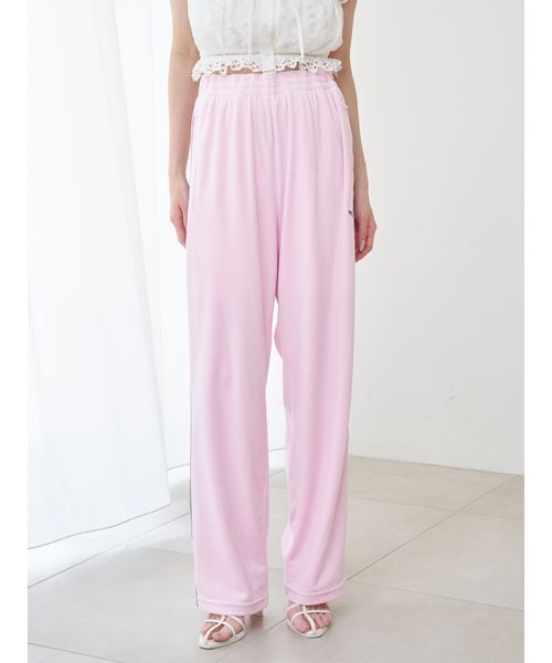 SNIDEL（スナイデル）の「【adidas Originals】FB TP VELOUR/ファイヤーバードトラックパンツベロア（その他パンツ・レディース・ピンク・XS/M）」の3枚目の写真