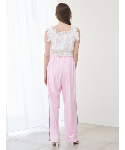 SNIDEL（スナイデル）の「【adidas Originals】FB TP VELOUR/ファイヤーバードトラックパンツベロア（その他パンツ・レディース・ピンク・XS/M）」の16枚目の写真