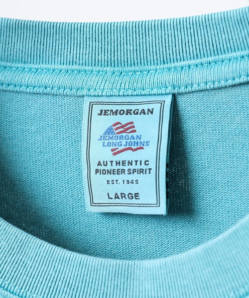 JEMORGAN(ジェーイーモーガン)の「JEMORGAN ヘビーウェイト天竺ピグメントロンT(Tシャツ/カットソー・メンズ・パープル/オフホワイト/ベージュ/ブラック/グリーン・XL/L/M)」の6枚目の写真