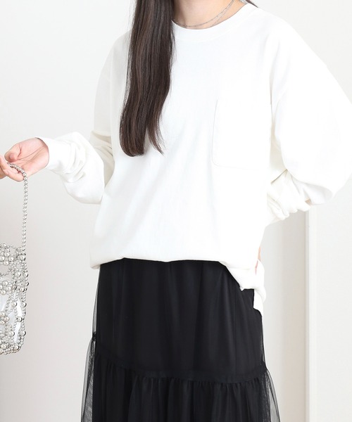 JEMORGAN(ジェーイーモーガン)の「JEMORGAN ヘビーウェイト天竺ピグメントロンT(Tシャツ/カットソー・メンズ・パープル/オフホワイト/ベージュ/ブラック/グリーン・XL/L/M)」の14枚目の写真
