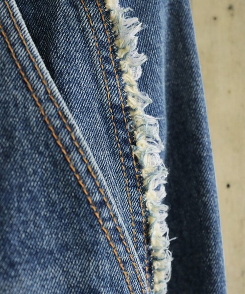 antiqua(アンティカ)の「フリンジ デニムパンツ(デニムパンツ・レディース・ブルー系その他・L/M)」の17枚目の写真