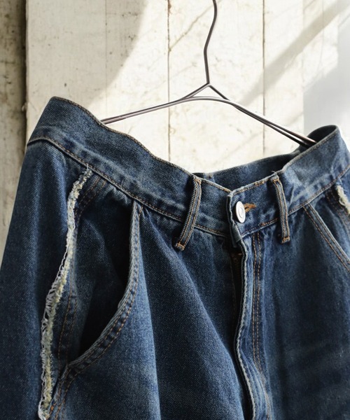 antiqua(アンティカ)の「フリンジ デニムパンツ(デニムパンツ・レディース・ブルー系その他・L/M)」の14枚目の写真