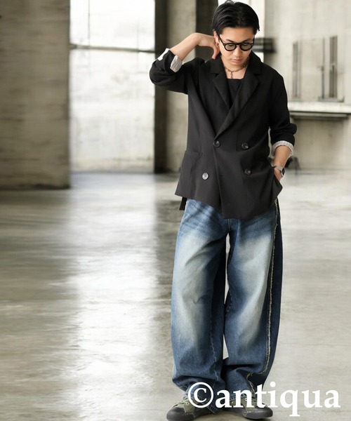 antiqua(アンティカ)の「フリンジ デニムパンツ(デニムパンツ・レディース・ブルー系その他・L/M)」の20枚目の写真