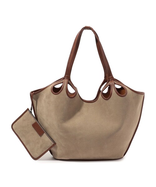 HEREU(ヘリュー)の「HEREU Escala Suede トートバッグ(トートバッグ・レディース・グレー系その他2・FREE)」の1枚目の写真