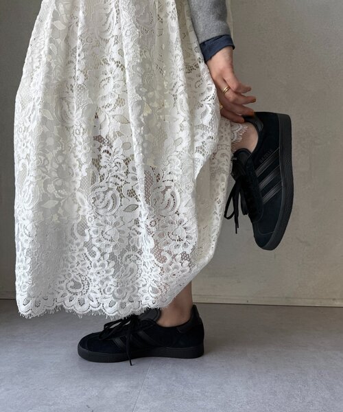 DouDou（ドゥドゥ）の「【adidas/アディダス】GAZELLE（スニーカー・レディース・ブラック・24.5cm/23.5cm/24cm）」の7枚目の写真