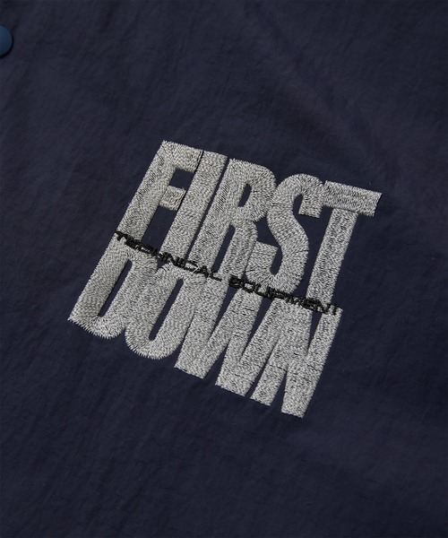 FIRST DOWN（ファーストダウン）の「ライニング ボアフリース コーチジャケット（ブルゾン・メンズ・ブラック/ネイビー・M/XL/L）」の7枚目の写真