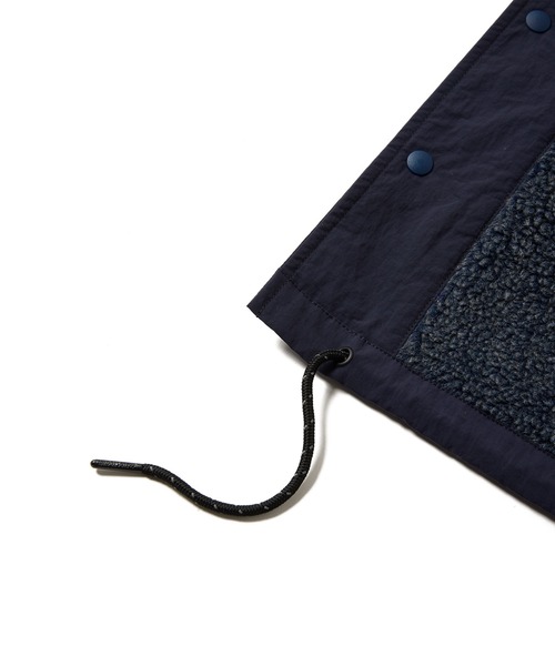 FIRST DOWN（ファーストダウン）の「ライニング ボアフリース コーチジャケット（ブルゾン・メンズ・ブラック/ネイビー・M/XL/L）」の9枚目の写真