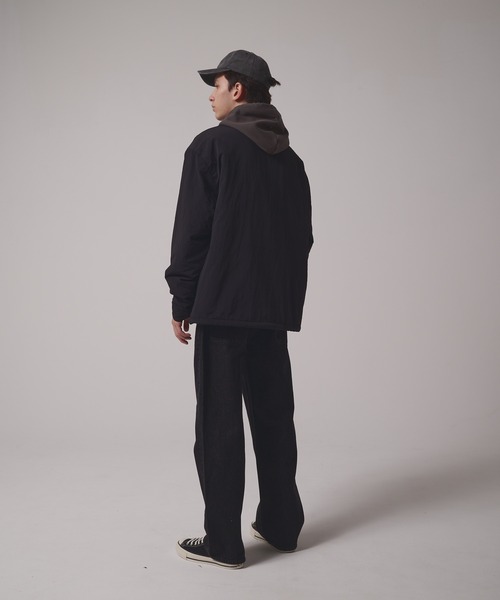 FIRST DOWN（ファーストダウン）の「ライニング ボアフリース コーチジャケット（ブルゾン・メンズ・ブラック/ネイビー・M/XL/L）」の16枚目の写真