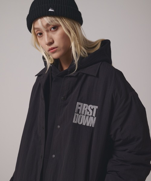 FIRST DOWN（ファーストダウン）の「ライニング ボアフリース コーチジャケット（ブルゾン・メンズ・ブラック/ネイビー・M/XL/L）」の18枚目の写真