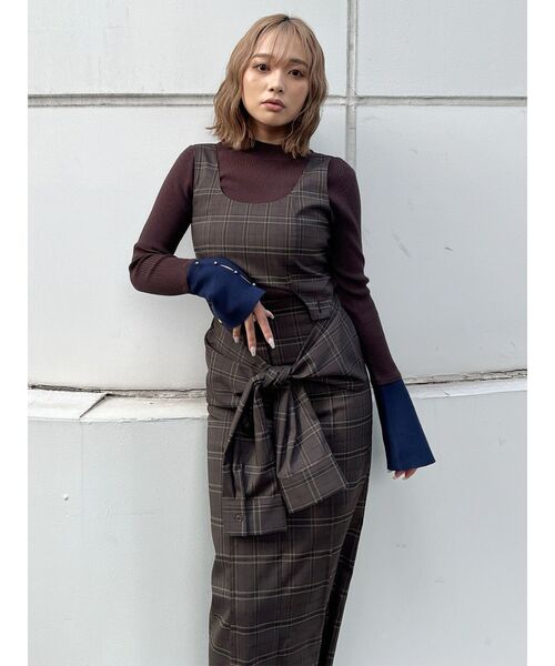 セール】【YUKKOコラボ】2WAYシャツライクジャンスカ（ジャンパー