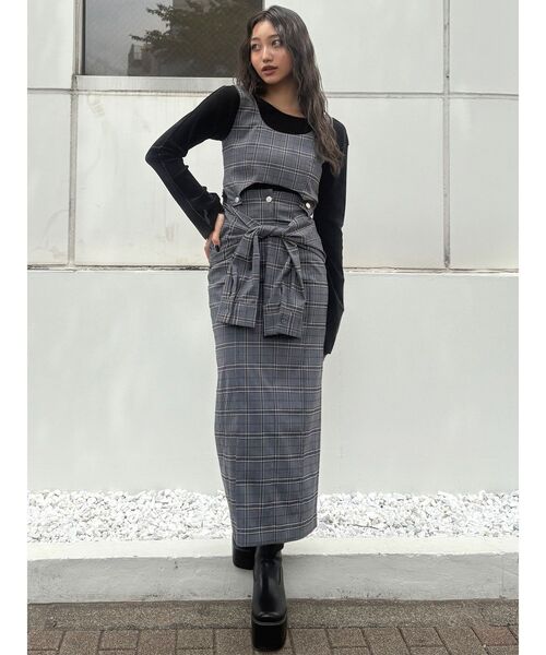 セール】【YUKKOコラボ】2WAYシャツライクジャンスカ（ジャンパー