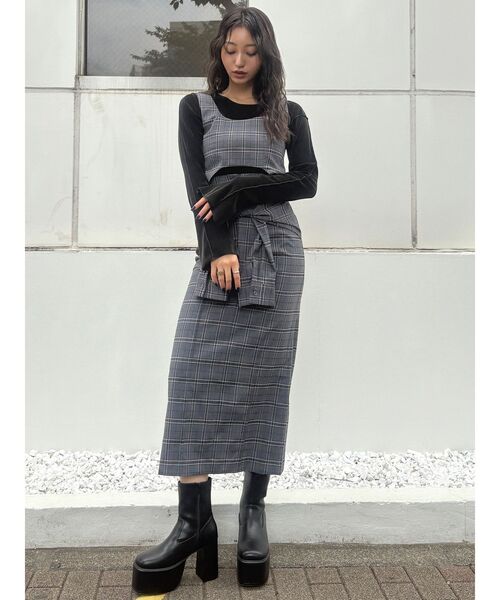 セール】【YUKKOコラボ】2WAYシャツライクジャンスカ（ジャンパー