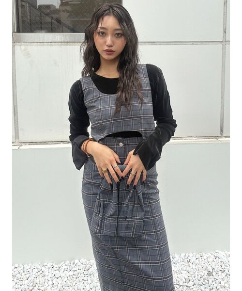 セール】【YUKKOコラボ】2WAYシャツライクジャンスカ（ジャンパー