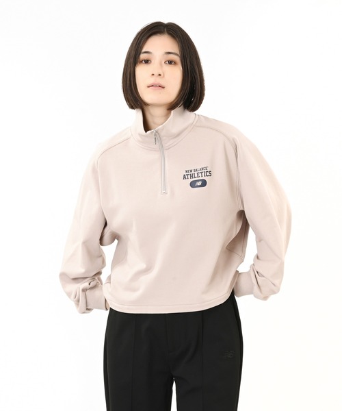 セール】ハーフジップスウェット（スウェット）｜New Balance